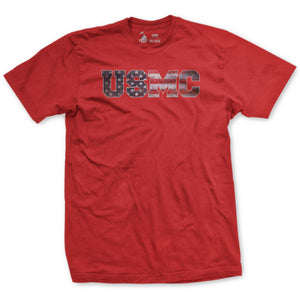 USMC Rivet Flag T-Shirt