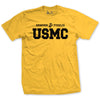 USMC Semper Fidelis T-Shirt - GOLD