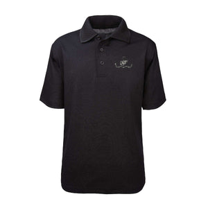 Subdued USMC Flag Performance Polo Shirt