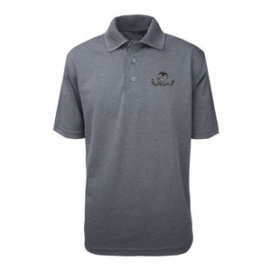 Subdued USMC Flag Performance Polo Shirt