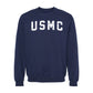USMC White Arch Crewneck Sweatshirt