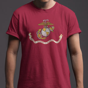 USMC Flag Vintage T-Shirt