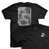 USMC History Vintage T-Shirt - Black - BLACK