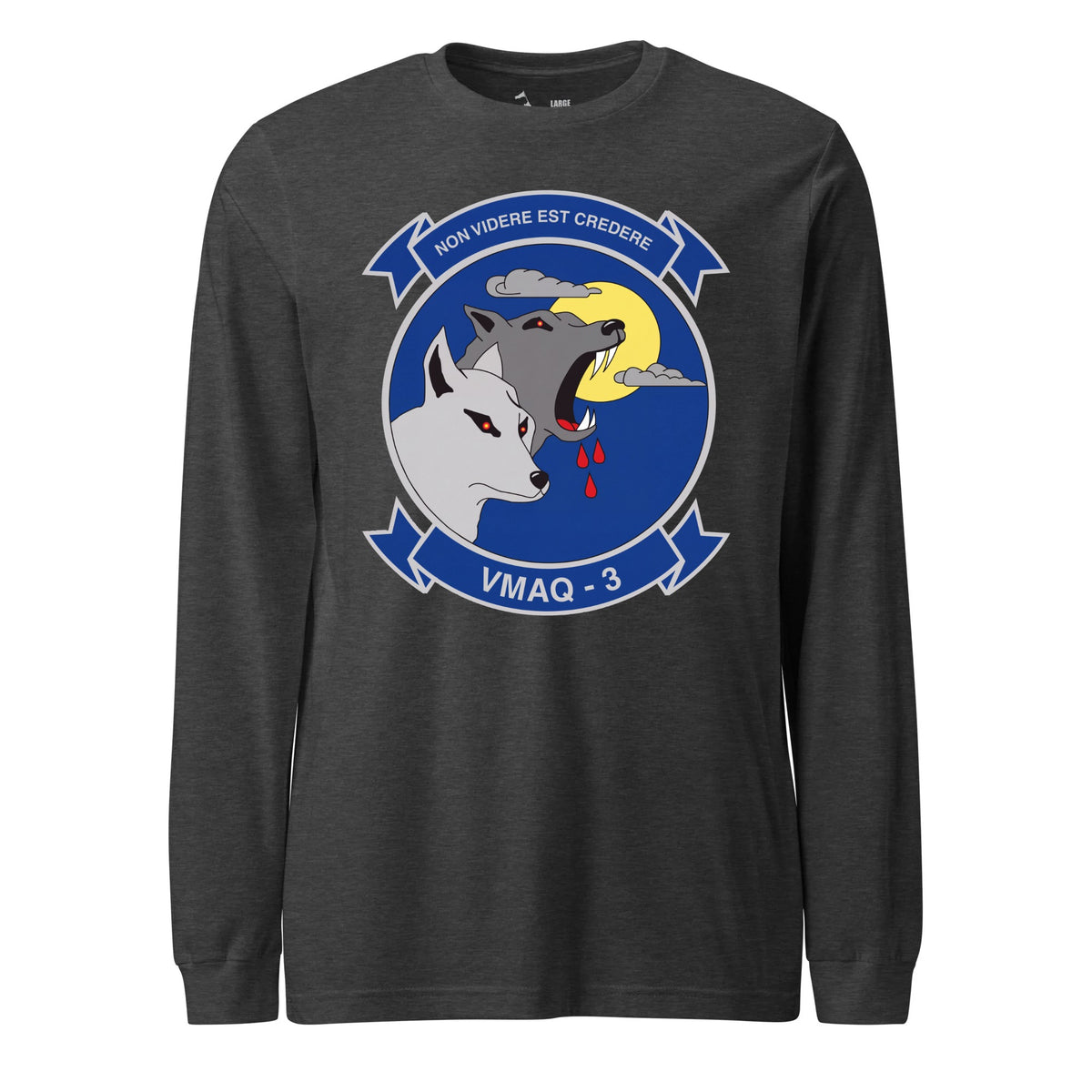 VMAQ-3 Moon Dogs Squadron — Charcoal Heather