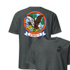 VMO-1 Yazoo Squadron Front & Back T-Shirt - Charcoal Heather
