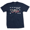 Whiskey Rebellion Flag T-Shirt - NAVY