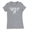 Women's Try and Fail Quote T-Shirt - HEATHER GREY