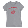 Women's WW2 Vintage USMC Training T-Shirt - HEATHER GREY