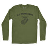 Longsleeve WWII Vintage T-Shirt - OD GREEN - OD GREEN