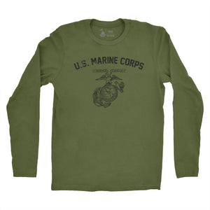 Longsleeve WWII Vintage T-Shirt - OD GREEN