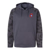 WWI Roundel Camo Fleece Performance Hooded Sweatshirt - CHARCOAL