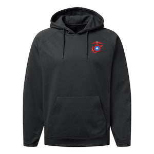 WWI Roundel Performance Fleece Hooded Sweatshirt