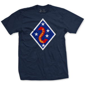 WW2 2nd Division Guadalcanal Patch T-Shirt