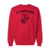 WWII USMC Vintage Training Crewneck Sweatshirt - Red