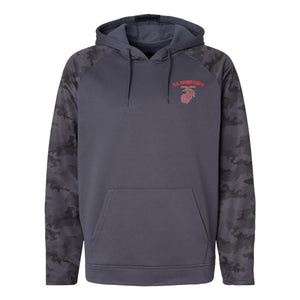 WWII Vintage Camo Fleece Performance Hooded Sweatshirt