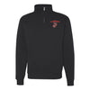 WWll Vintage EGA Quarter Zip Sweatshirt - Black