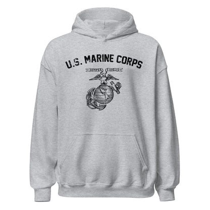 WWII USMC Vintage Training Hoodie