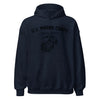 WWII USMC Vintage Training Hoodie - Navy