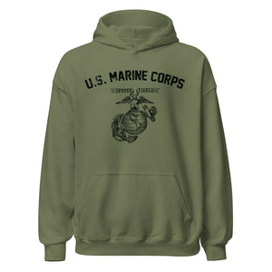 WWII USMC Vintage Training Hoodie