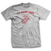 WW2 Vintage USMC Training T-Shirt - HEATHER GREY