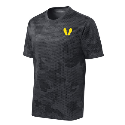 Camohex Yellow Footprints Left Chest Performance T-Shirt