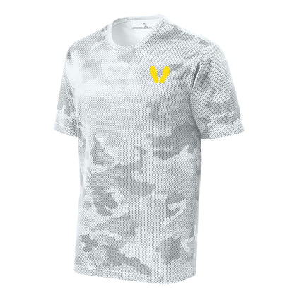 Camohex Yellow Footprints Left Chest Performance T-Shirt