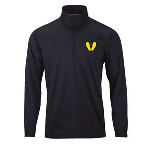 Yellow Footprints Performance Quarter Zip Pullover