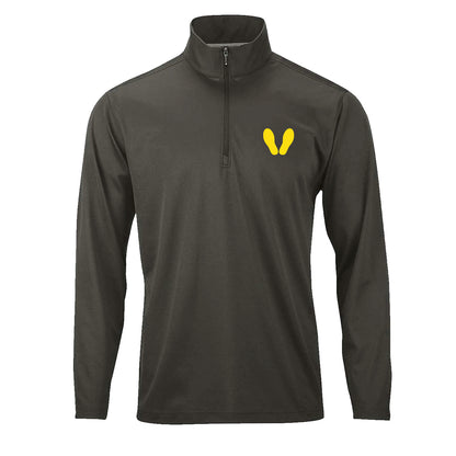 Yellow Footprints Performance Quarter Zip Pullover