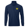 Yellow Footprints Performance Quarter Zip Pullover - NAVY