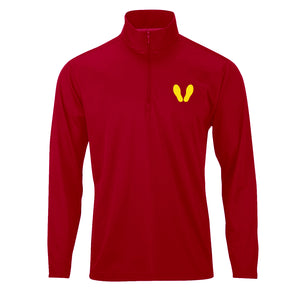 Yellow Footprints Performance Quarter Zip Pullover