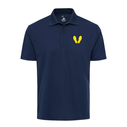Yellow Footprints Performance Polo Shirt