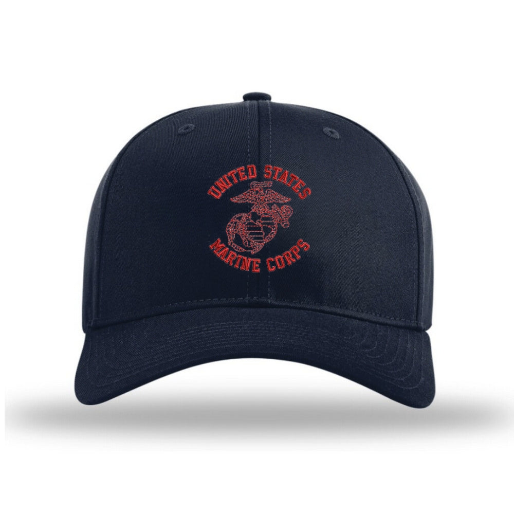 Old School Gunny Structured Hat - Navy