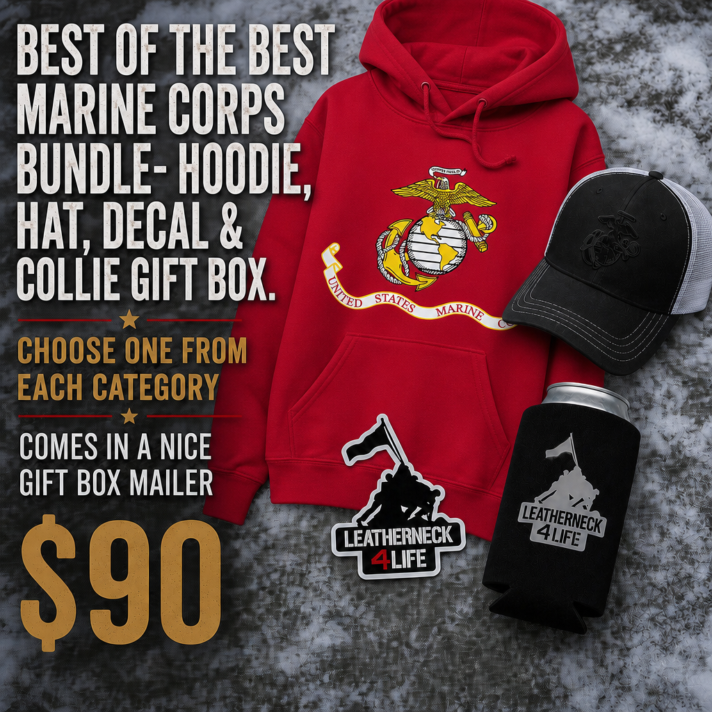 Best of the Best Marine Corps Bundle – Hoodie, Hat, Decal & Collie Gift Box