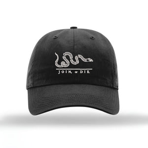 Join or Die Unstructured Hat - Black