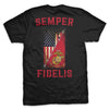 Semper Fidelis Country Corps T-Shirt - BLACK