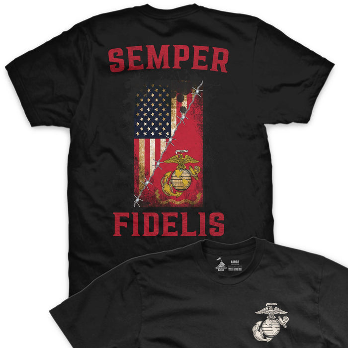 Semper Fidelis T-Shirt - Black