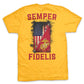 Semper Fidelis T-Shirt - Gold