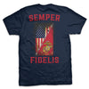 Semper Fidelis Country Corps T-Shirt - NAVY