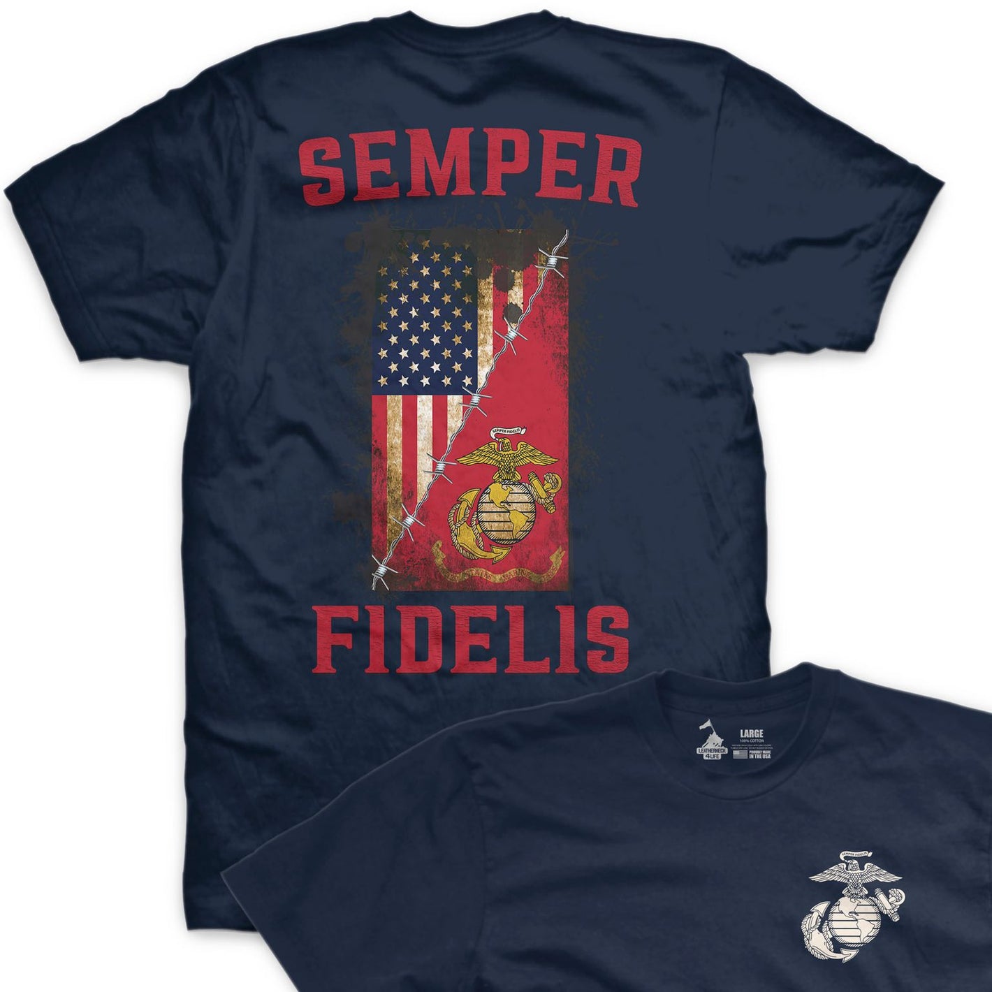 Semper Fidelis T-Shirt - Navy