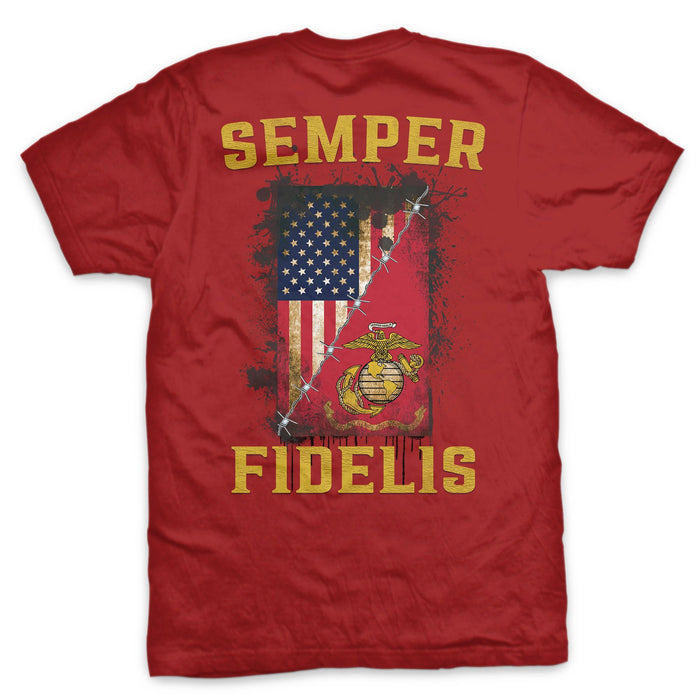 Semper Fidelis T-Shirt - Red