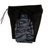 2i1 Lite Gym Shorts - 5 Inch - Tiger Stripe Black