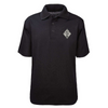 1st Division Subdued Performance Polo Shirt - BLACK