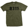 0311 T-Shirt - OD GREEN