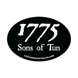 1775 Sons of Tun Oval Decal