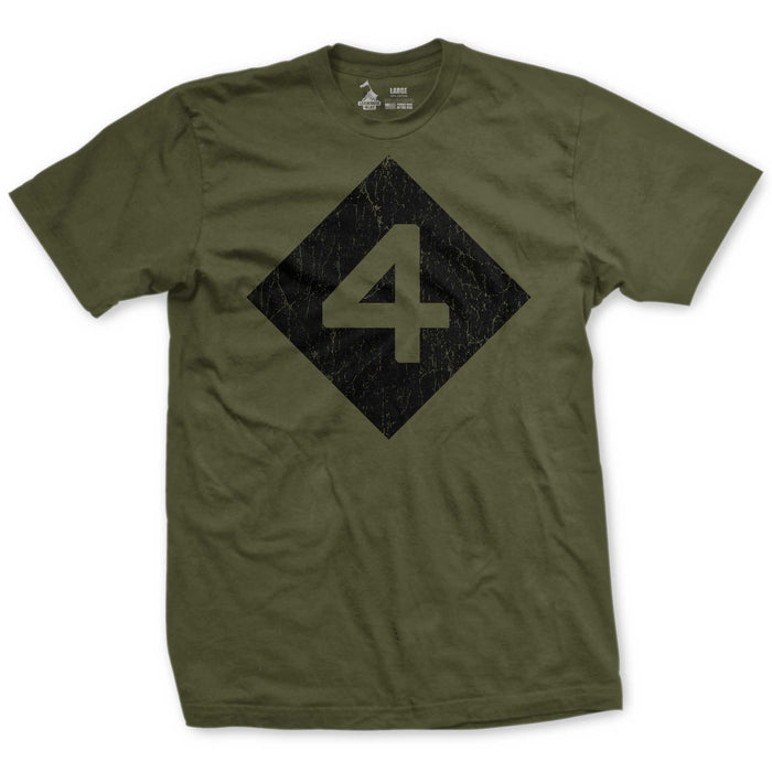 4th Division Subdued T-Shirt - OD Green