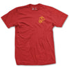 Basic Left Chest EGA Established T-Shirt - RED