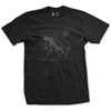 BATTLE MAP ECLIPSE: BELLEAU WOOD T-SHIRT - BLACK
