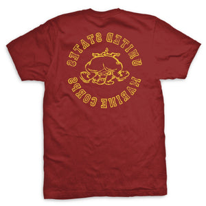 Retro USMC Bulldog T-Shirt - Mens T-shirts- Leatherneck For Life