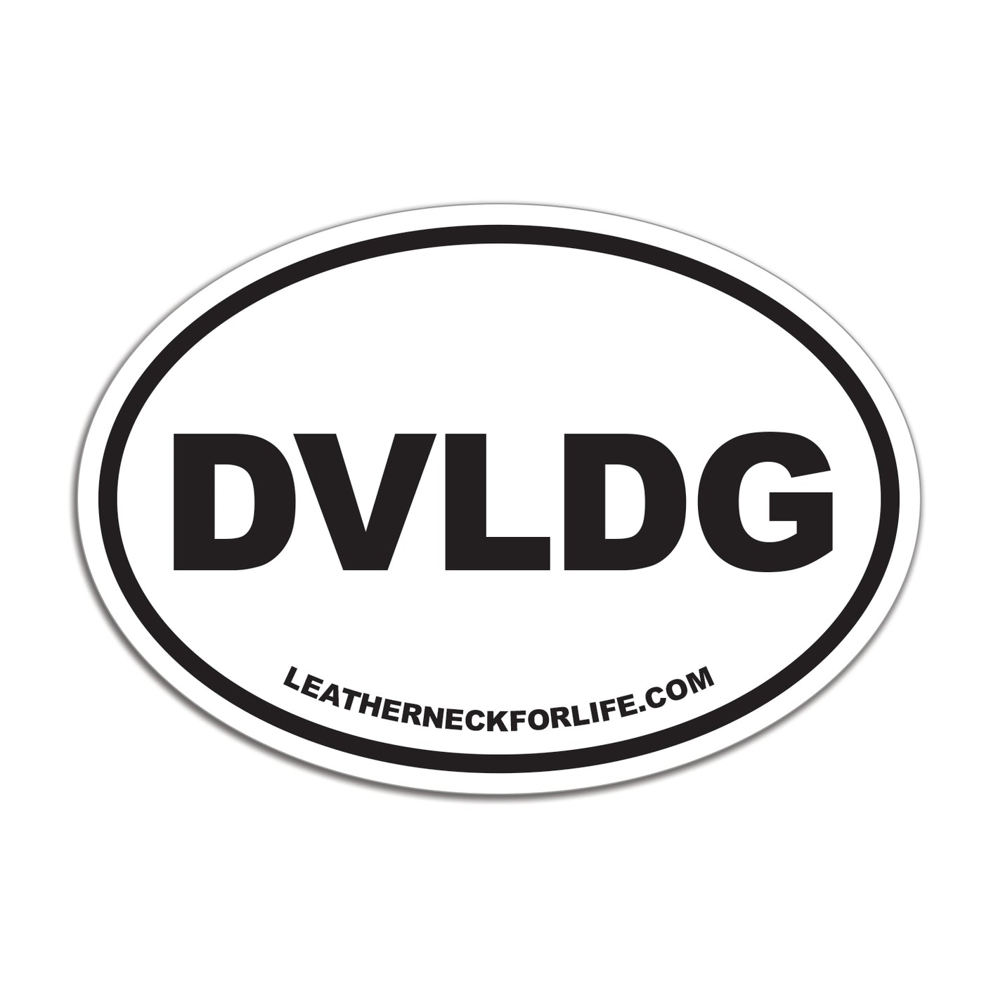 DVLDG Oval Decal