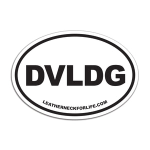 DVLDG Oval Decal